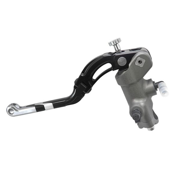 Pompa frizione radiale Accossato CNC PRS 16x15-16-17 leva lunga argento revolution