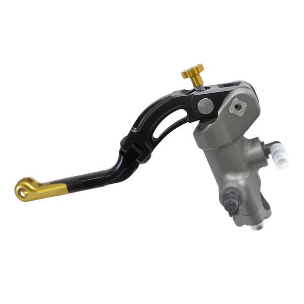 Pompa frizione radiale Accossato CNC PRS 16x15-16-17 leva media oro revolution