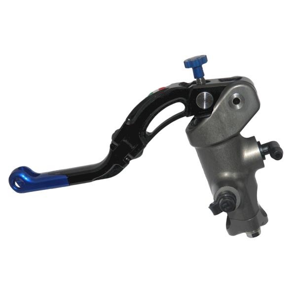 Pompa frizione radiale Accossato CNC 16x18 leva corta blu revolution