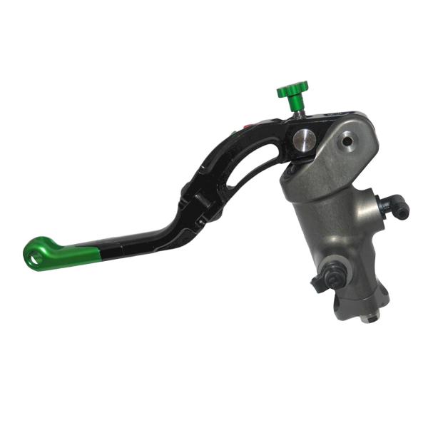 Pompa frizione radiale Accossato CNC 16x18 leva media verde revolution