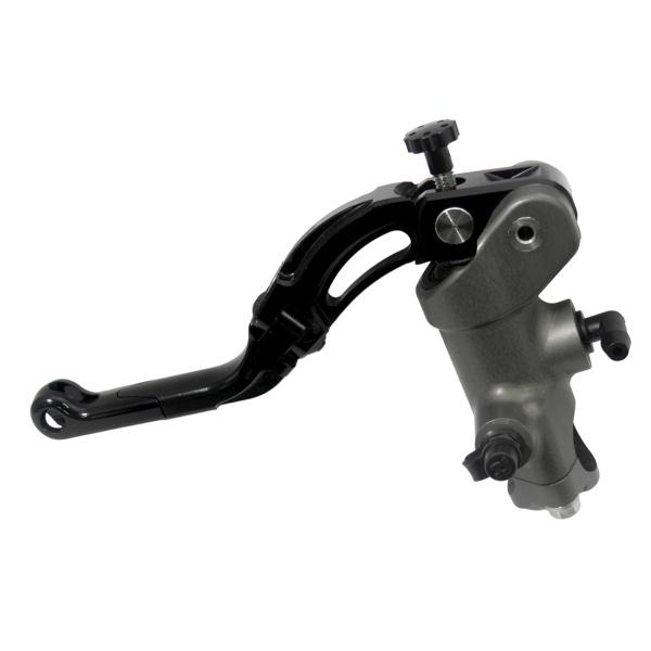 Pompa frizione radiale Accossato CNC 16x18 leva corta nera revolution