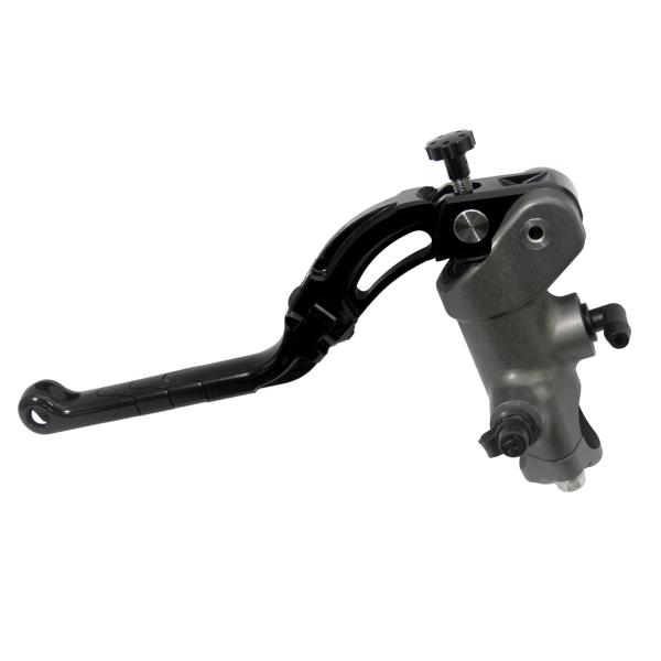 Pompa frizione radiale Accossato CNC 16x18 leva lunga nera revolution