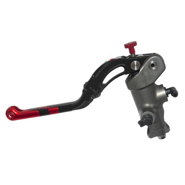 Pompa frizione radiale Accossato CNC 16x18 leva lunga rossa revolution