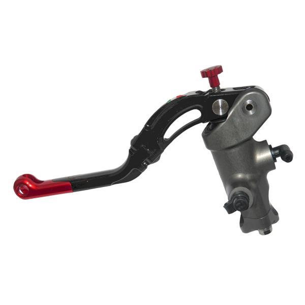 Pompa frizione radiale Accossato CNC 16x18 leva media rossa revolution