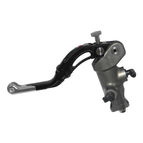 Pompa frizione radiale Accossato CNC 16x18 leva corta argento revolution