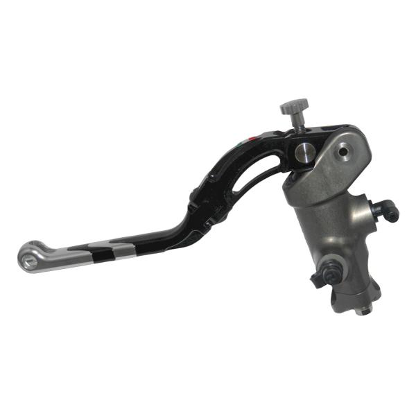 Pompa frizione radiale Accossato CNC 16x18 leva lunga argento revolution