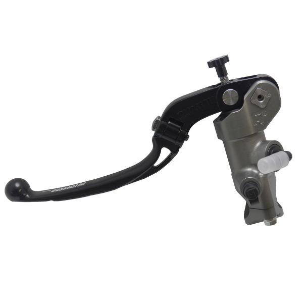 Pompa frizione radiale Accossato PRS 16x15-16-17 leva lunga nera snodata