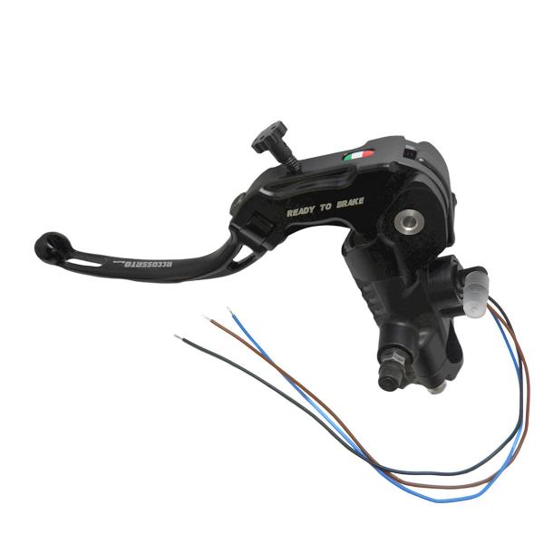 Pompa frizione radiale Accossato Ready To Brake 16x16 leva corta nera snodata RST