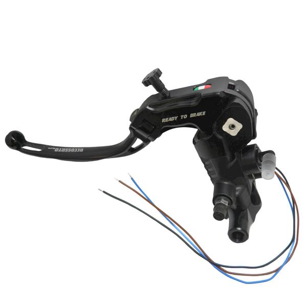 Accossato radial clutch master cylinder 16x15-16-17 Ready To Brake long black folding lever RST M8