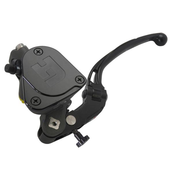 Pompa frizione radiale Accossato vaschetta integrata PRS 16x15-16-17 leva lunga nera snodata