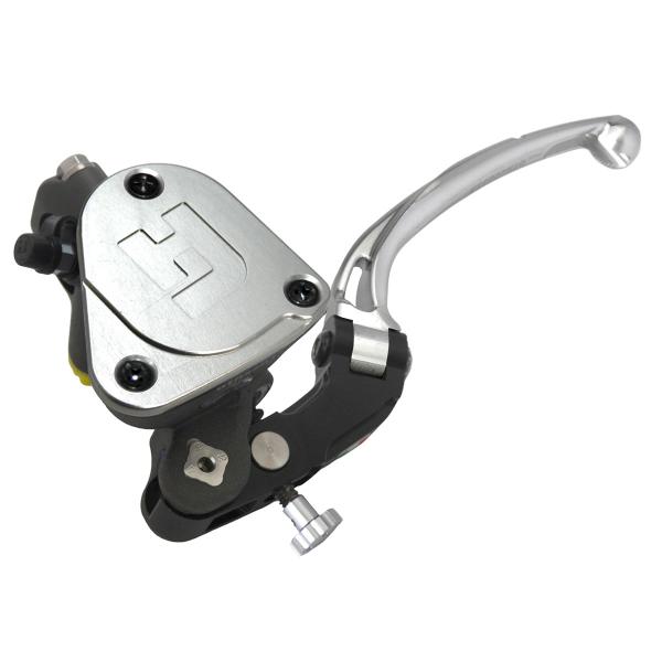 Pompa frizione radiale Accossato vaschetta integrata PRS 16x15-16-17 leva lunga argento snodata RST