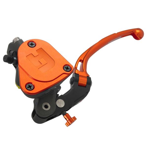 Pompa frizione radiale Accossato vaschetta integrata 16x16 leva lunga arancione snodata RST