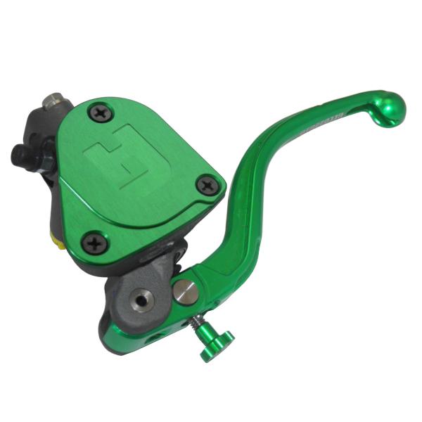 Pompa frizione radiale Accossato vaschetta integrata 16x16 leva corta verde fissa RST