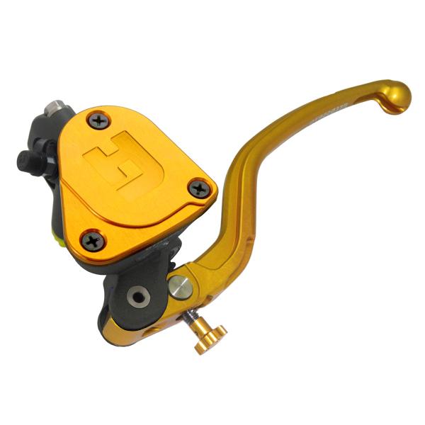 Pompa frizione radiale Accossato vaschetta integrata 16x16 leva lunga oro fissa RST