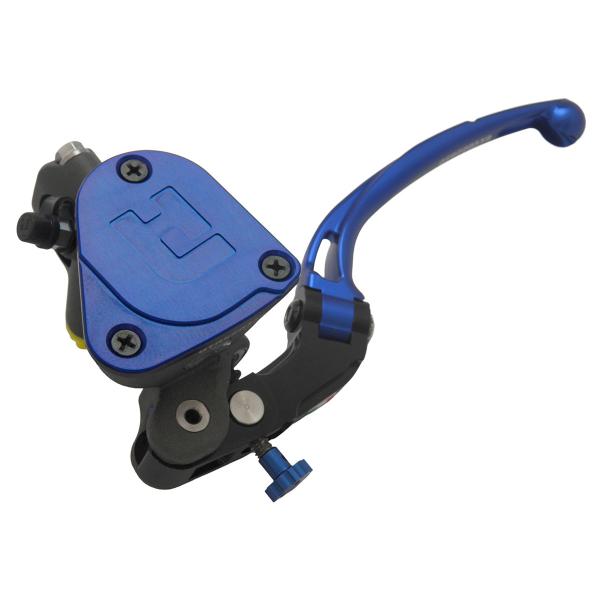 Pompa frizione radiale Accossato vaschetta integrata 16x18 leva lunga blu snodata RST