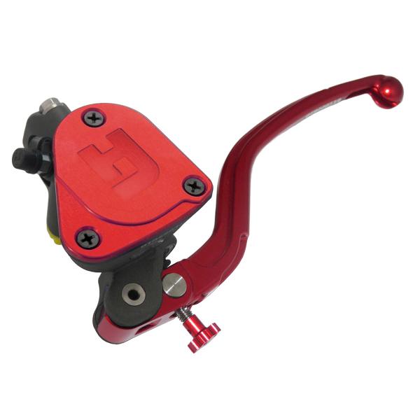 Pompa frizione radiale Accossato vaschetta integrata 16x18 leva lunga rossa fissa RST