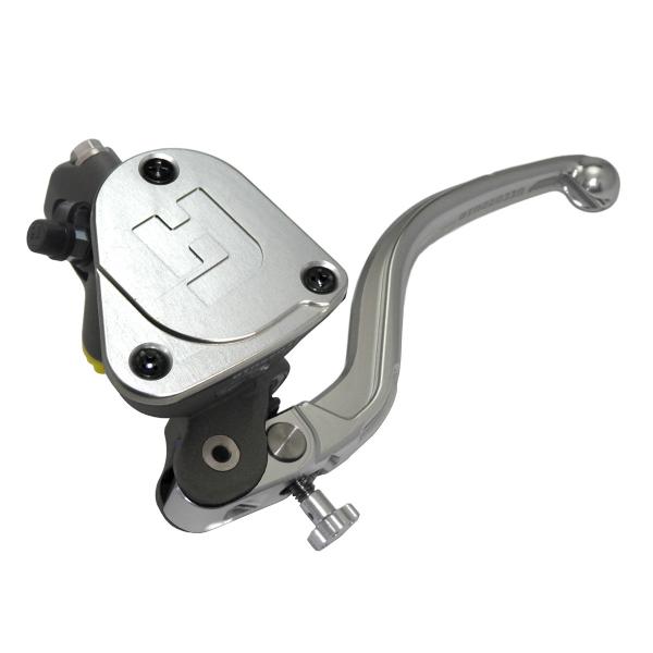 Pompa frizione radiale Accossato vaschetta integrata 16x18 leva corta argento fissa RST