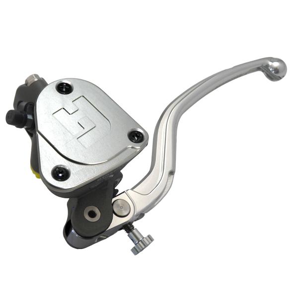 Pompa frizione radiale Accossato vaschetta integrata 16x18 leva lunga argento fissa RST