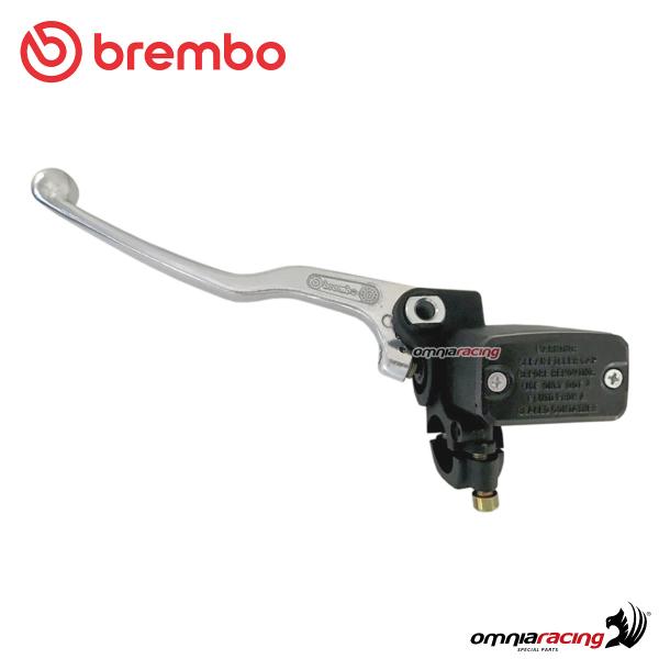 Pompa Frizione Assiale Brembo PS13 Nera leva silver Serbatoio integrato