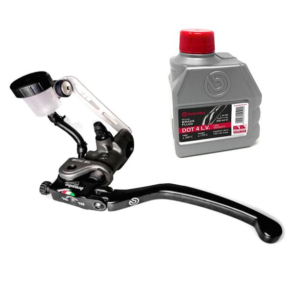 Brembo Racing Kit Radial Clutch Pump RCS19 Tank Oil and support Brake Fluid Dot4 19RCS