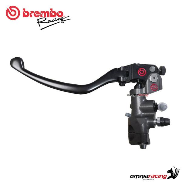 Pompa frizione radiale Brembo Racing 16X19 CNC con perno silver e leva lunga