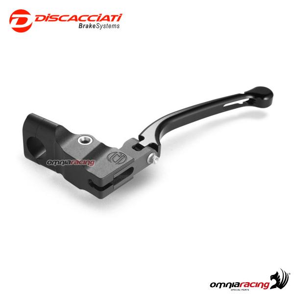 Cable clutch lever with register Discacciati air hole black lever diameter 1" inch