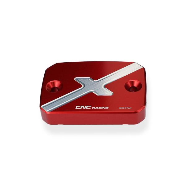 CNC Racing front brake red fluid reservoir cap Ducati DesertX 937 2022-2023