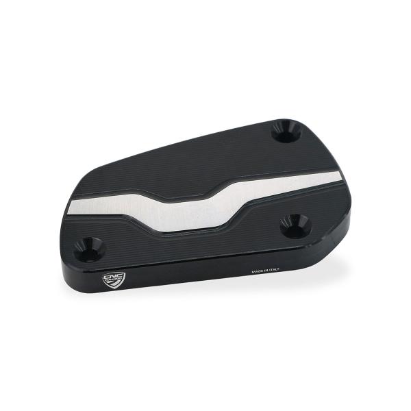 CNC Racing front brake black fluid reservoir cap Moto Guzzi V85TT 2019-2023