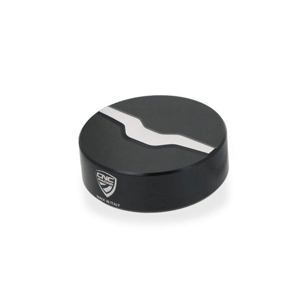 CNC Racing clutch black fluid reservoir cap Moto Guzzi V100 Mandello 2022-2023