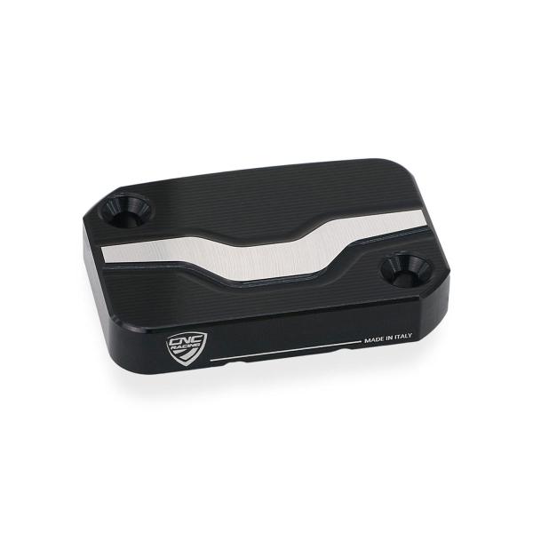 CNC Racing front brake black fluid reservoir cap Moto Guzzi V7 Stone 2019-2023