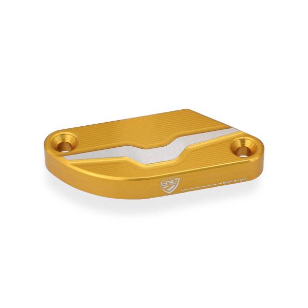 CNC Racing rear brake gold fluid reservoir cap Moto Guzzi V7 Stone 2019-2023