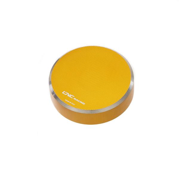 CNC Racing rear brake gold/silver fluid reservoir cap M46x4 Ducati Diavel 1200 2011-2018