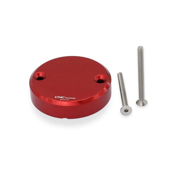 CNC Racing front brake red fluid reservoir cap Streaks Ducati 748 1995-2003