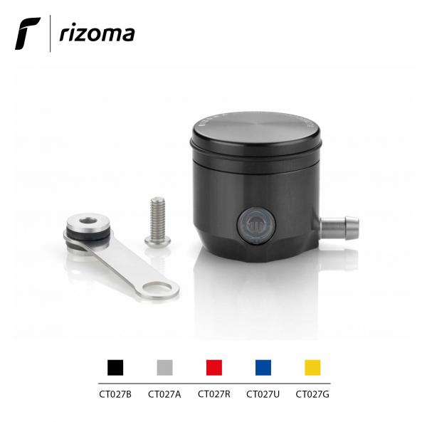Serbatoio fluido olio Rizoma per pompa freno anteriore colore nero