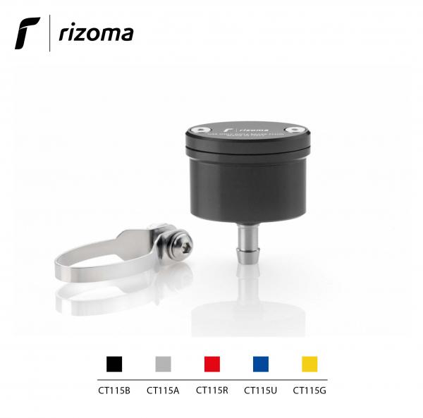 Serbatoio fluido olio Rizoma per pompa freno posteriore colore nero