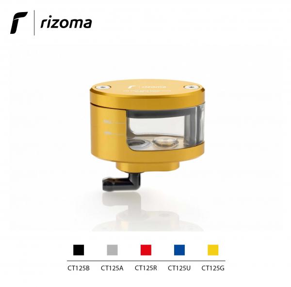 Serbatoio fluido olio Rizoma per pompa frizione con finestra colore oro