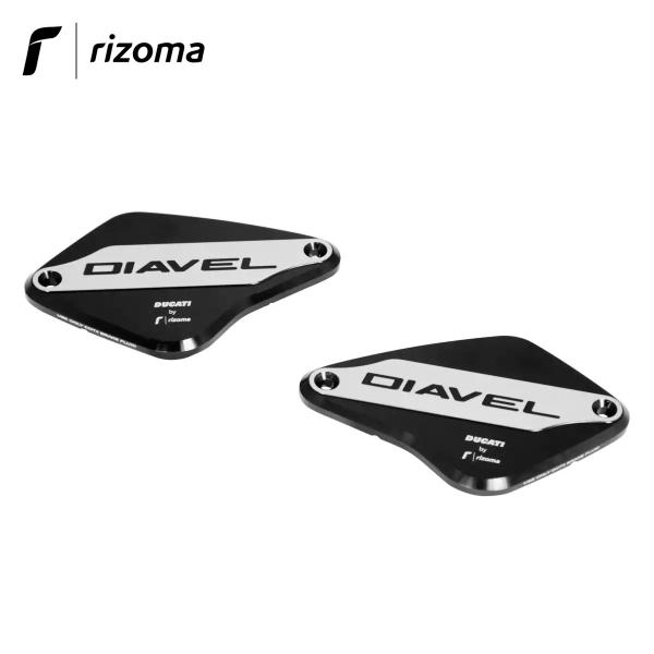 Coppia tappi serbatoio fluido freno frizione Rizoma Ducati Diavel V4 2023