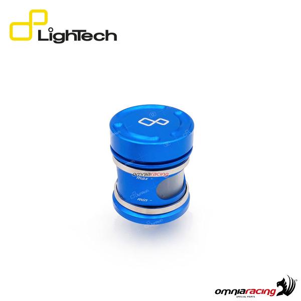 Lightech serbatoietto fluido olio freno posteriore/frizione 16cc in alluminio colore cobalto