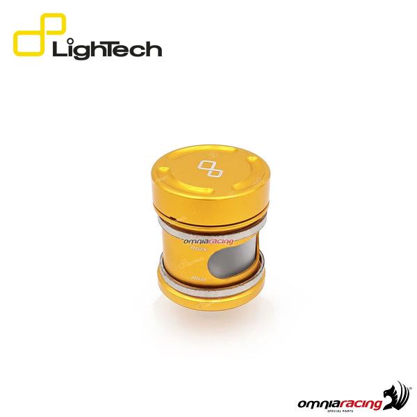 Lightech serbatoietto fluido olio freno posteriore/frizione 16cc in alluminio colore oro