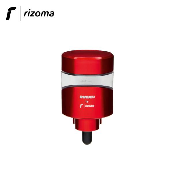 Serbatoio fluido olio rosso Rizoma Ducati performance per pompa frizione Streetfighter V4 2018-2023
