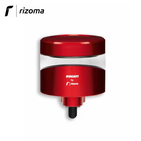 Serbatoio fluido olio rosso Rizoma Ducati performance per pompa freno Streetfighter V4 2018-2023