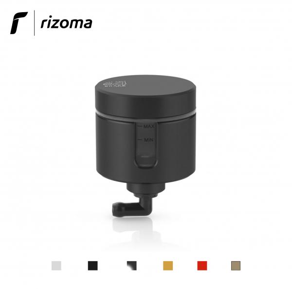 Rizoma Notch oil reservoir for front brake master cylinder with level  indicator matt black color