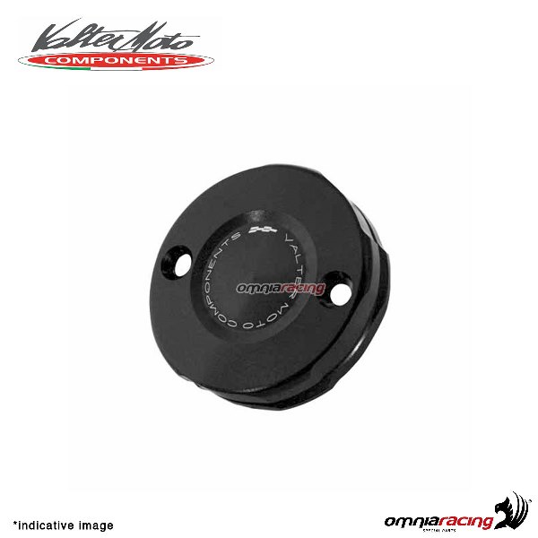 Tappo serbatoio Valtermoto olio freno anteriore colore nero per Ducati Panigale 1199 2012>2014