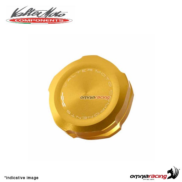 Tappo serbatoio Valtermoto olio freno anteriore colore oro per Honda CBR600RR 2007>2015