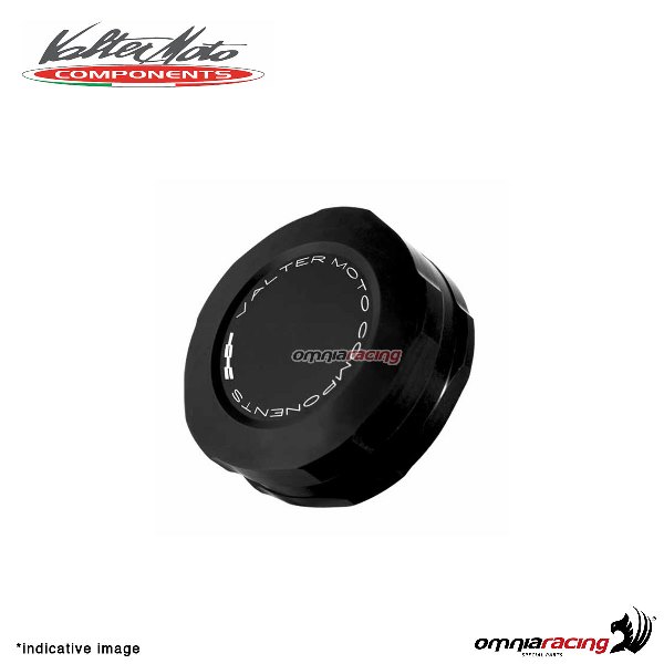 Front brake tank reservoir cap Valtermoto black color for BMW F800R 2009>2014