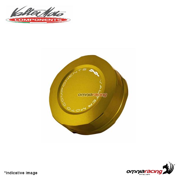 Front brake tank reservoir cap Valtermoto gold color for BMW F800R 2009>2014
