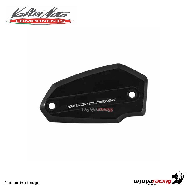 Front brake tank reservoir cap Valtermoto black color for Kawasaki Z900 2017>2018