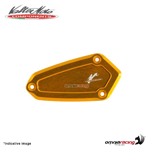 Front brake tank reservoir cap Valtermoto gold color for Kawasaki Z1000 2010>2018