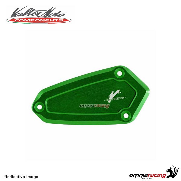 Front brake tank reservoir cap Valtermoto green color for Kawasaki Z1000 2010>2018