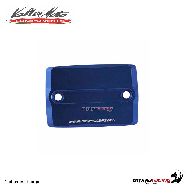 Tappo serbatoio Valtermoto olio freno anteriore colore blu per Yamaha FZ6 2004>2006